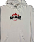 Huf X Thrasher Hoodie | White | Size L