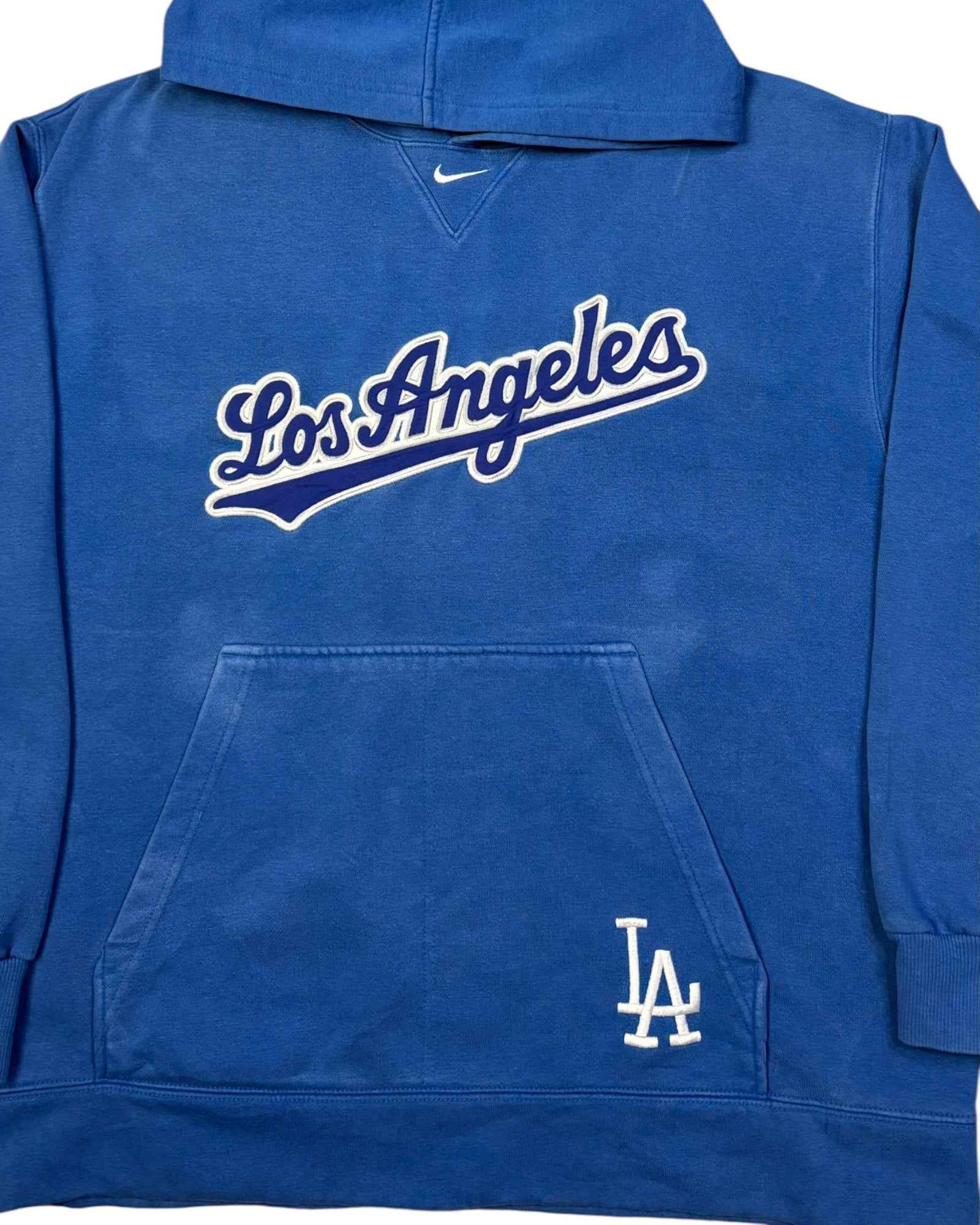 Vintage 00s Nike MLB "La Dodgers" Hoodie | Blue | Size L