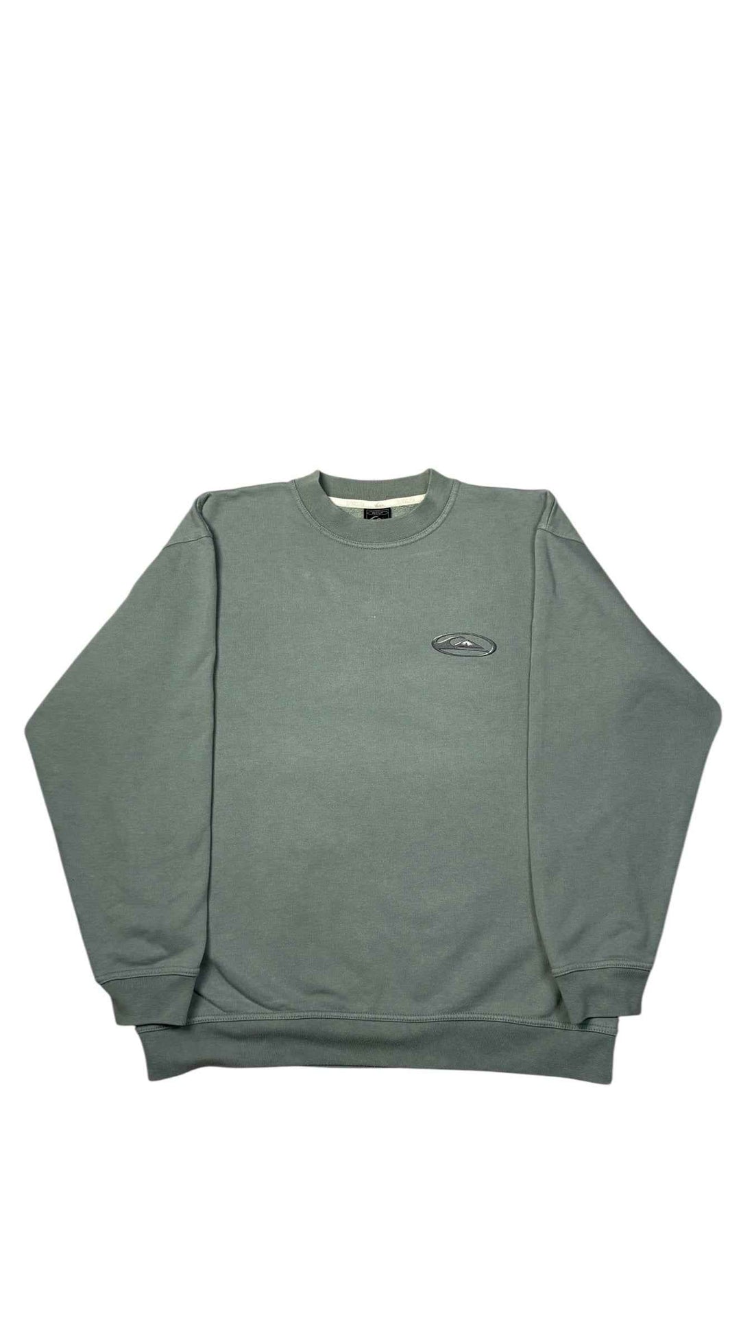 Vintage Quiksilver Crewneck | Green | Size Boxy M