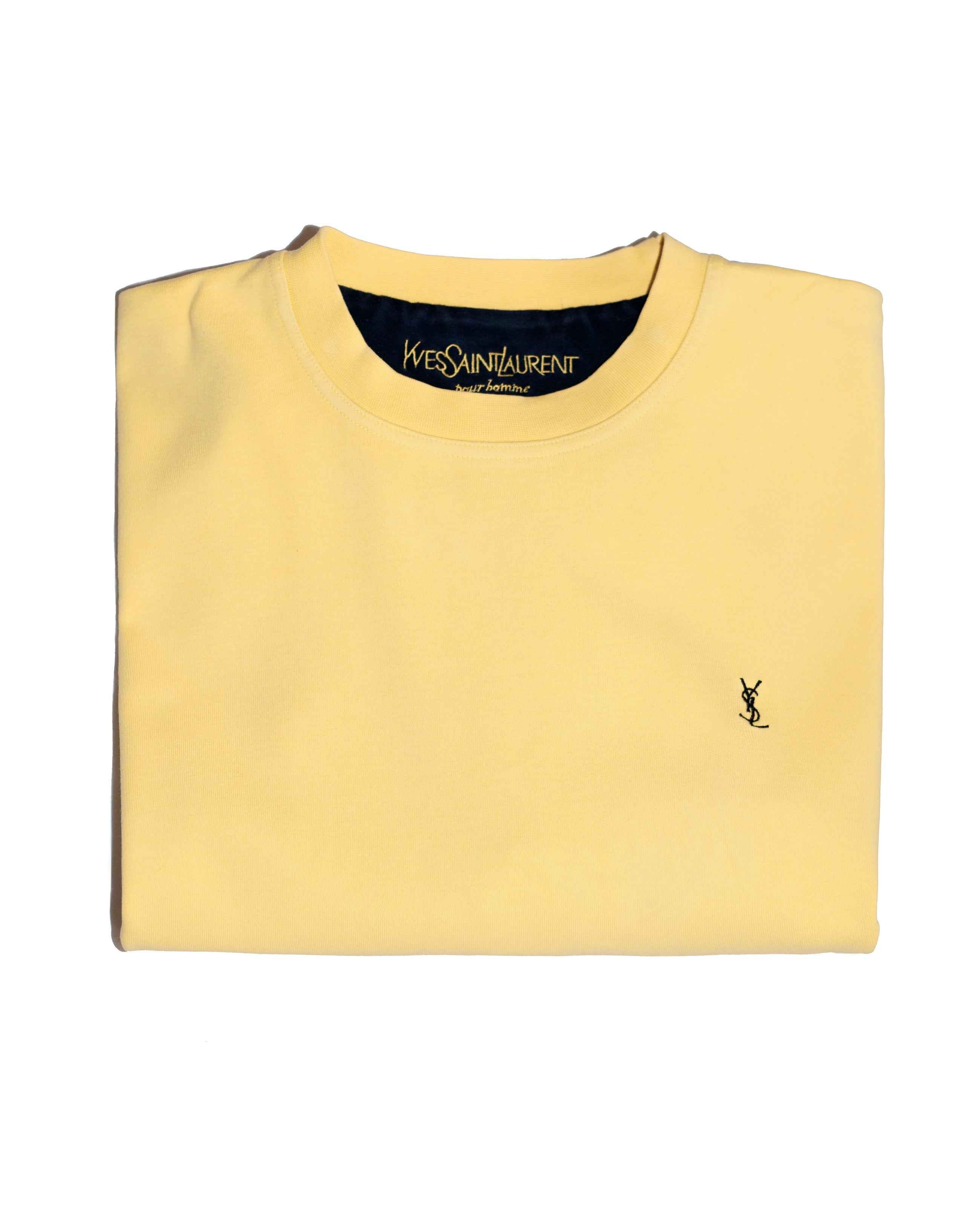 Yves Saint Laurent 90s Crewneck in Cannary - Gods Thrift Athens