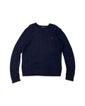 Vintage Polo Ralph Lauren Cable Knit | Navy Blue | Size M