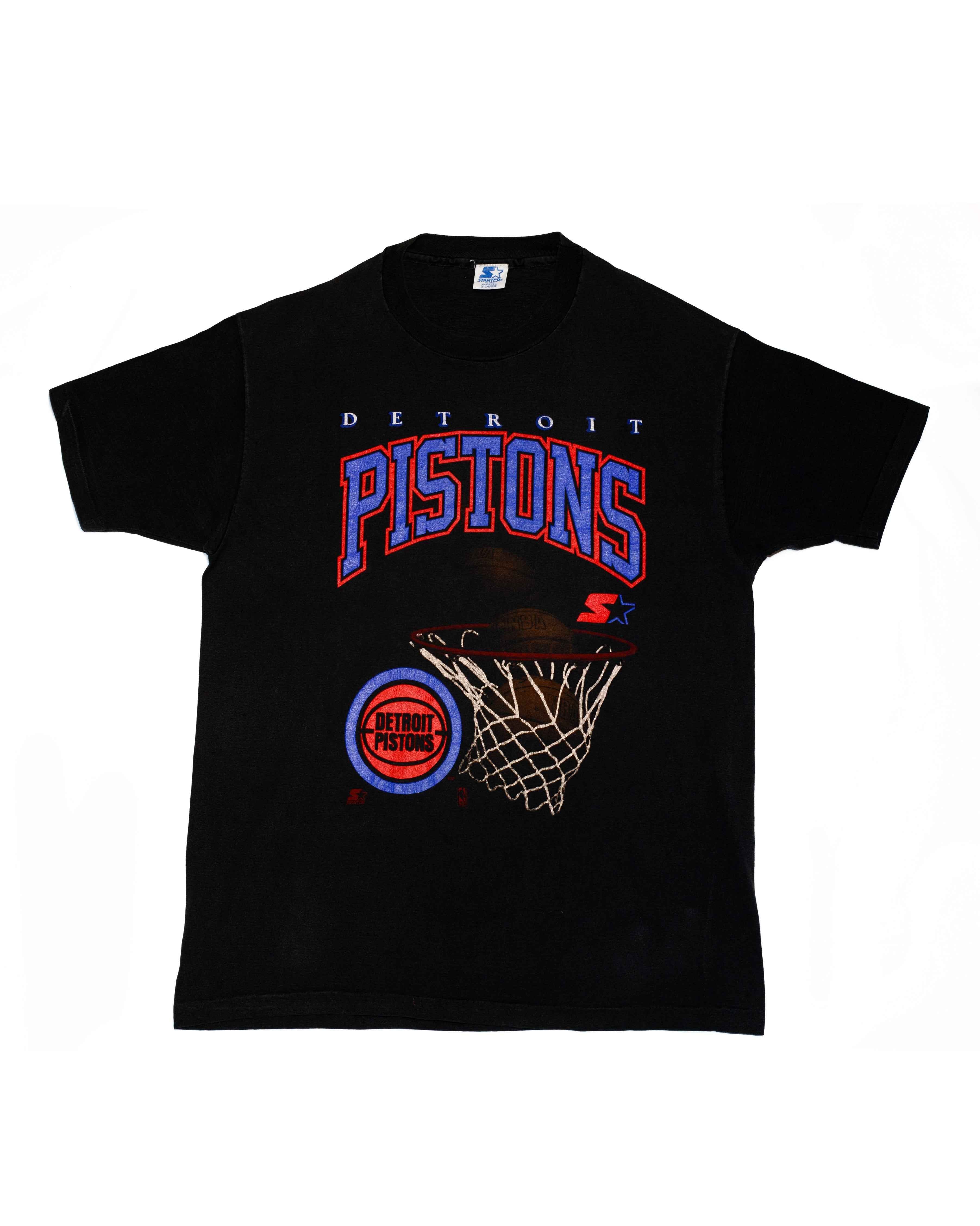 Starter X Detroit Pistons T-shirt - Gods Thrift Athens