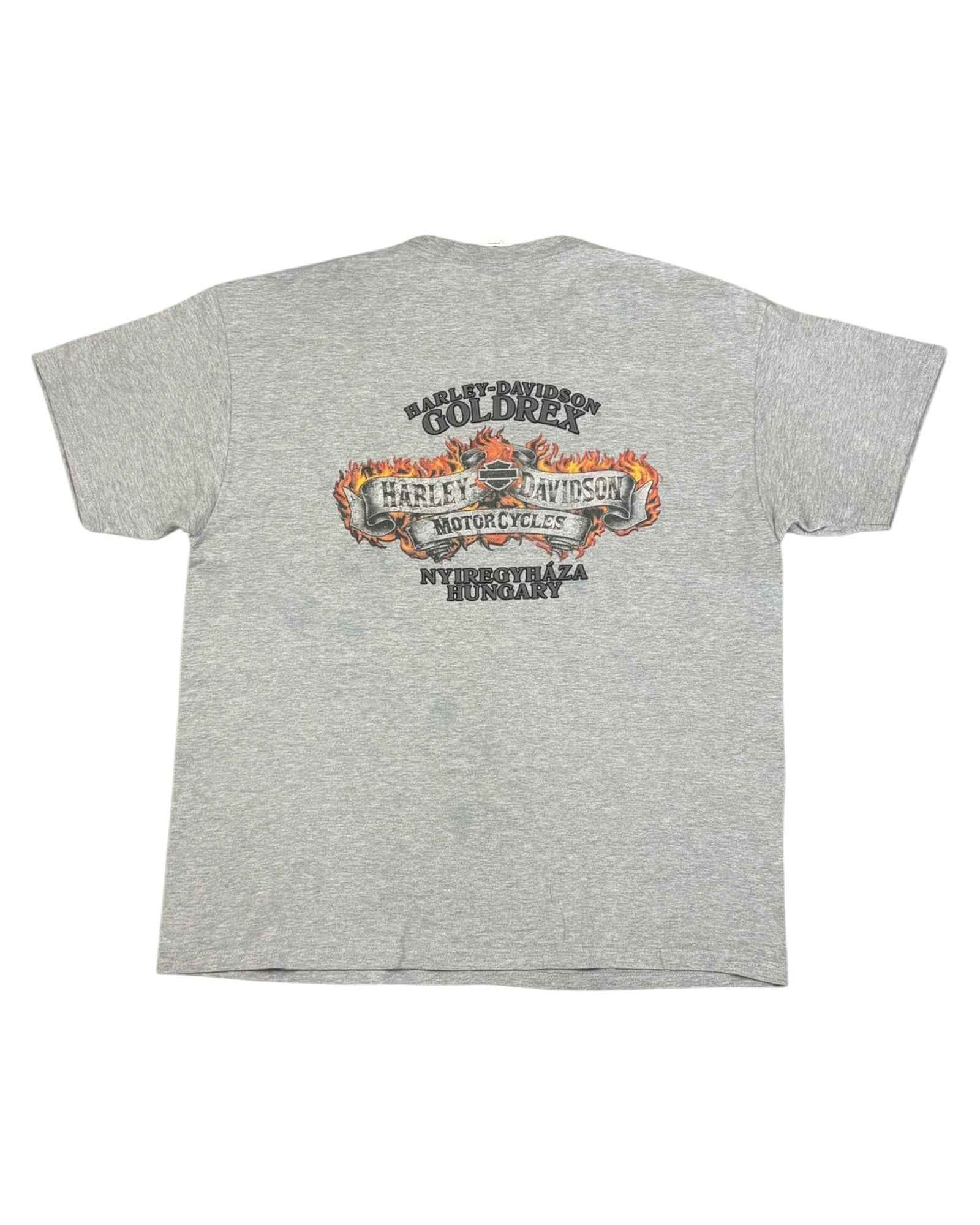 Harley Davidson T-shirt | Grey | Size XL