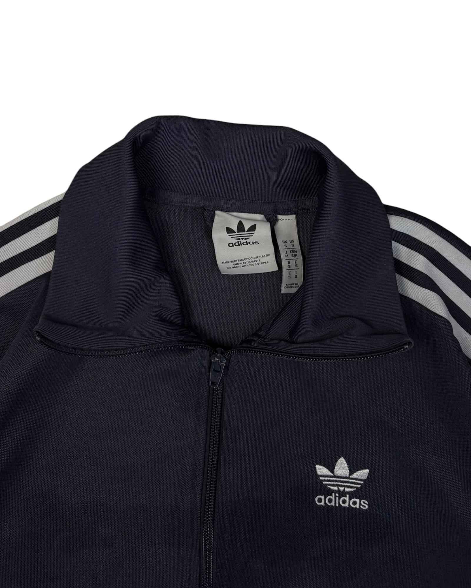Adidas Originals 3 Stripes Jacket | Navy Blue | Size S