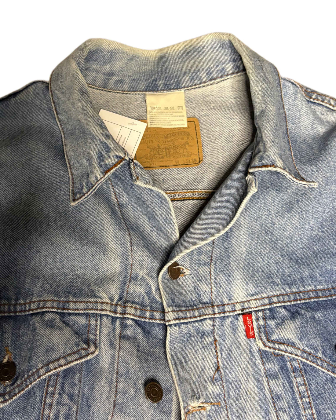 Vintage Levi's Denim Jacket (L) - Gods Thrift Athens