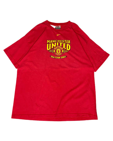 Nike X Manchester United T-shirt XL (Red) - Gods Thrift Athens