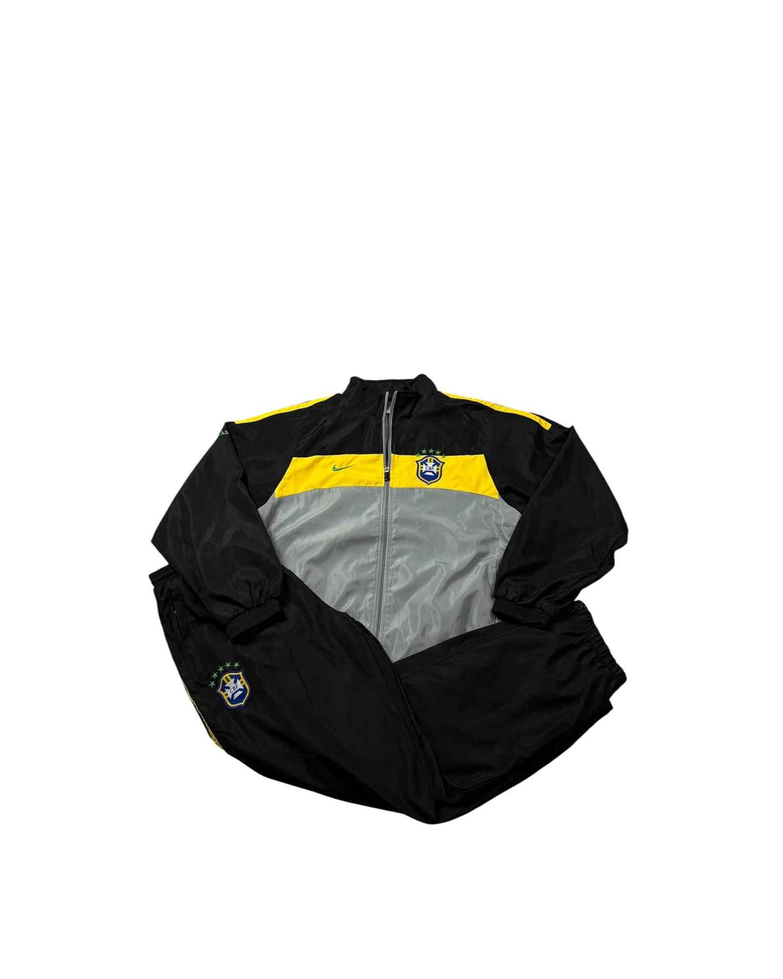 Vintage 2007-8 Brazil National Team | Black/Grey/Yellow | Size 2XL
