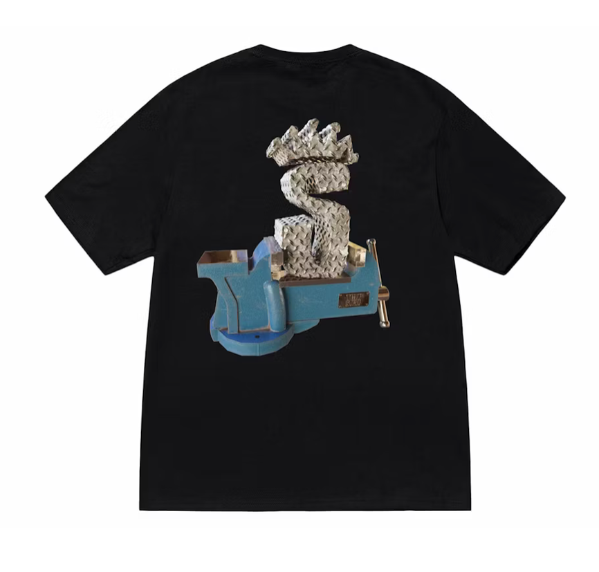 Stussy Tuff Stuff T-shirt Black (XL) - Gods Thrift Athens
