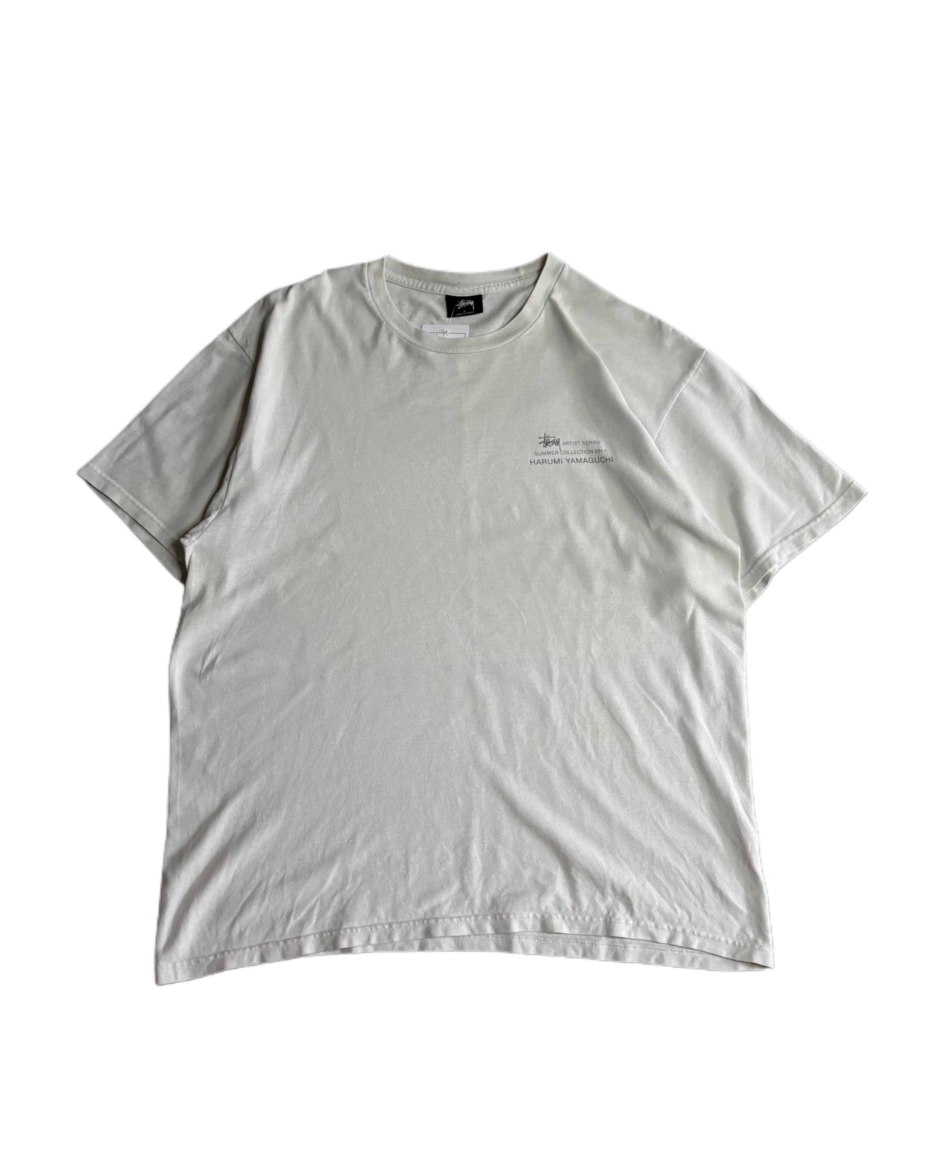Stussy T-shirt White (L) - Gods Thrift Athens