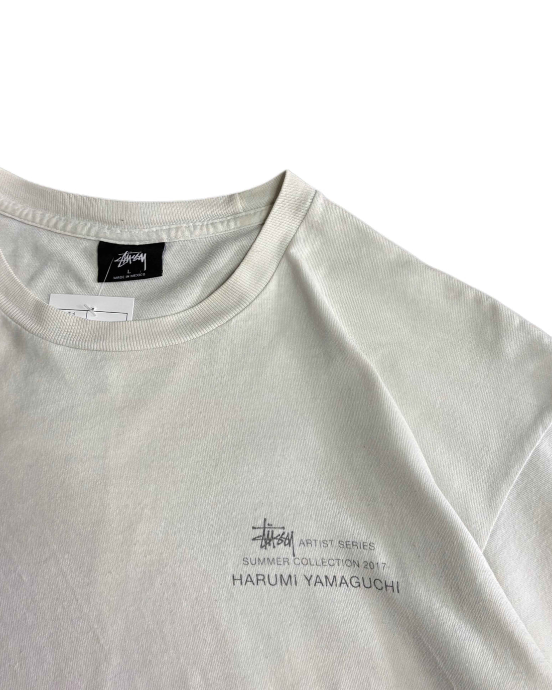 Stussy T-shirt White (L) - Gods Thrift Athens