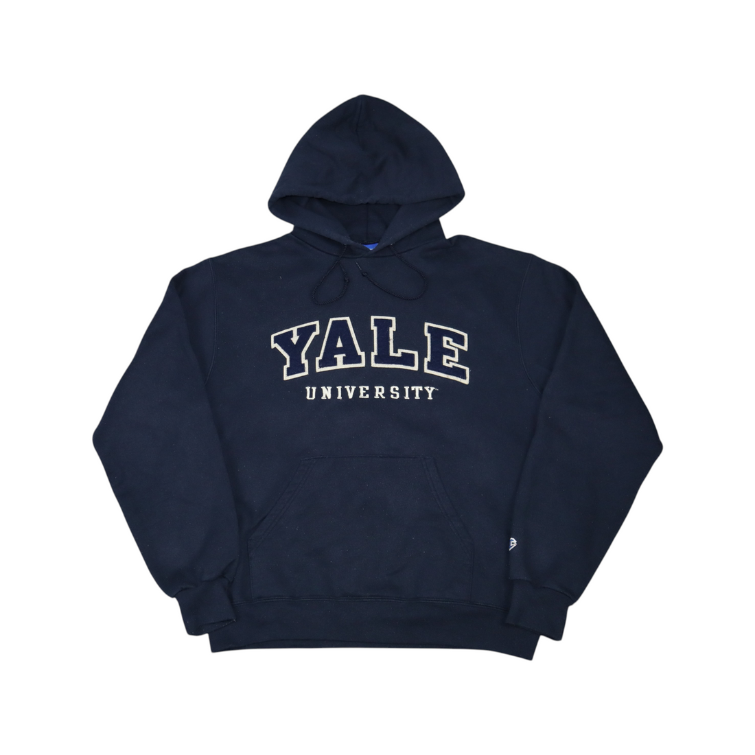 Vintage Champion Yale University Hoodie | Navy Blue | Size M