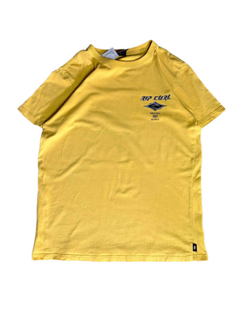 Rip curl T-shirt Yellow (M) - Gods Thrift Athens