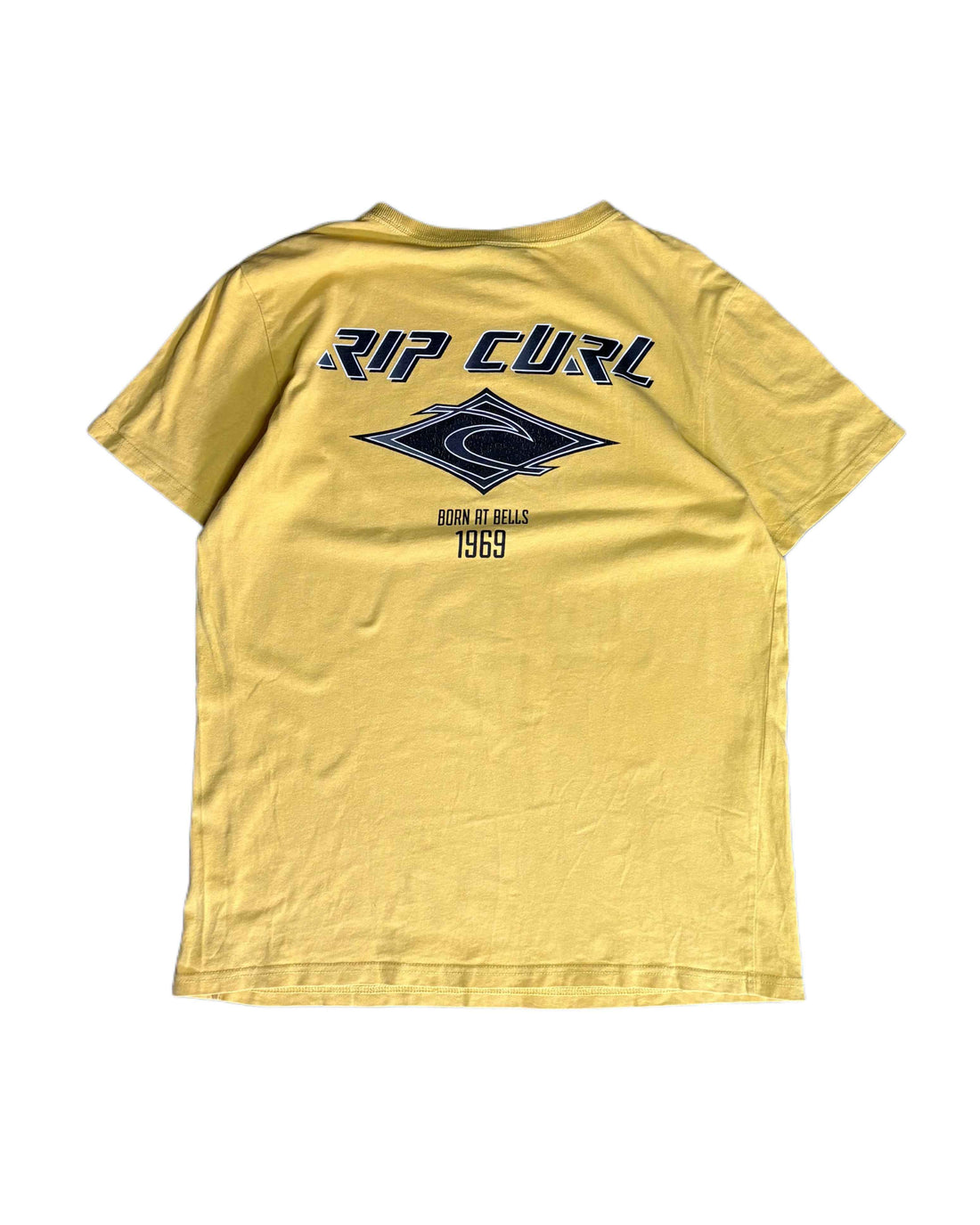 Rip curl T-shirt Yellow (M) - Gods Thrift Athens
