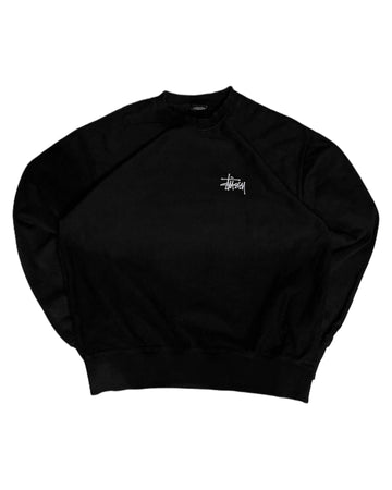 Stussy Crewneck Black (M) - Gods Thrift Athens