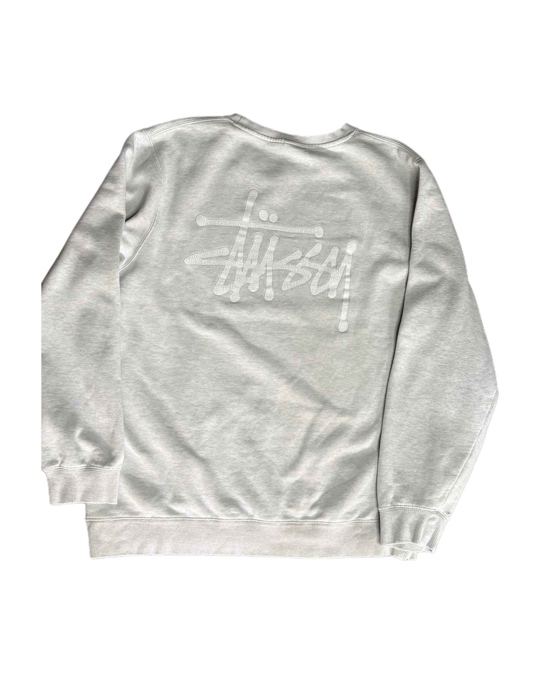 Stussy Crewneck Grey (L) - Gods Thrift Athens