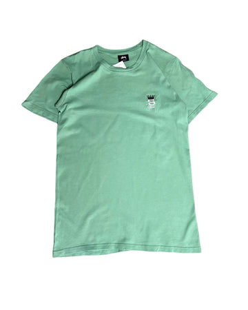 Stussy T-shirt Green (S) - Gods Thrift Athens