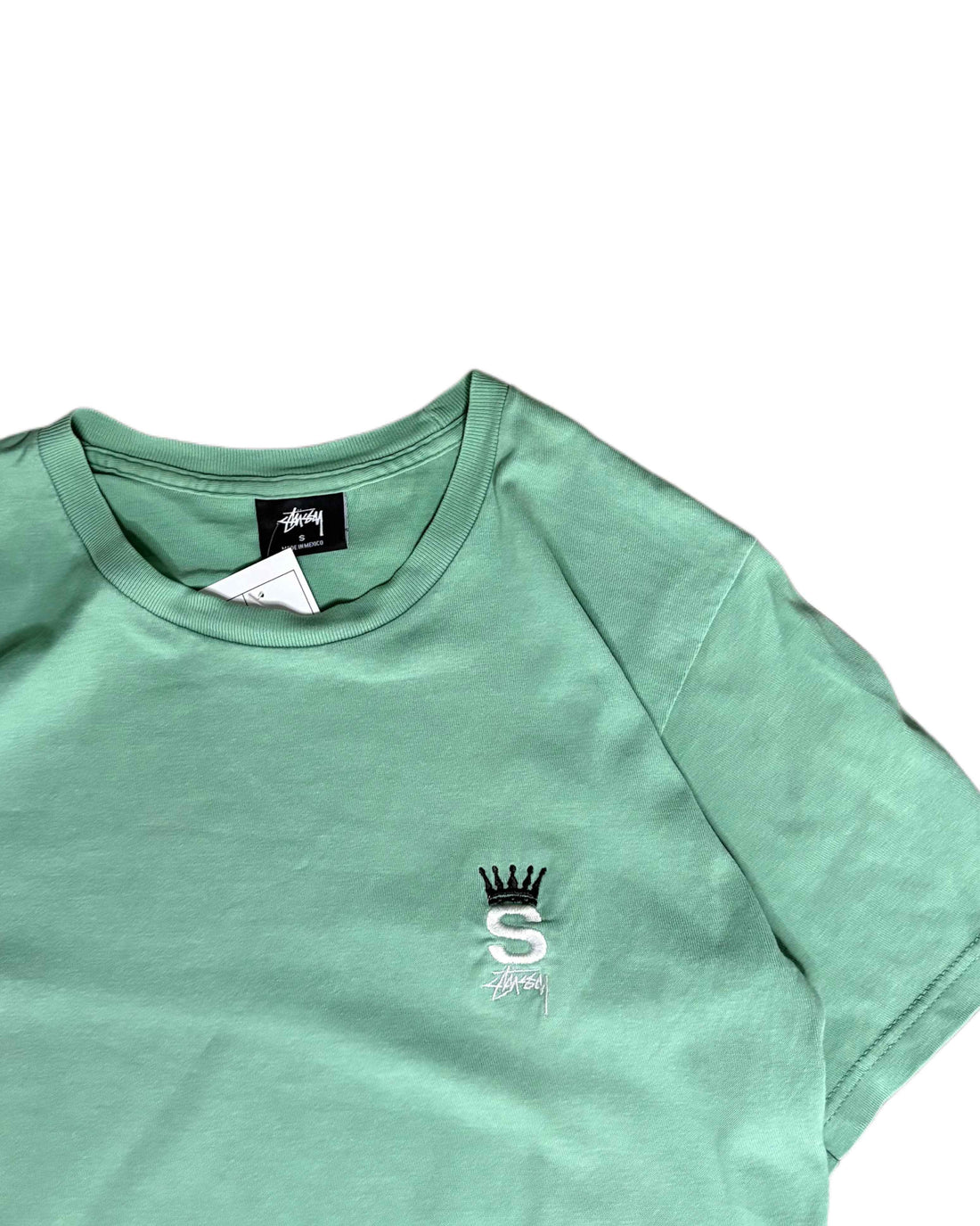 Stussy T-shirt Green (S) - Gods Thrift Athens